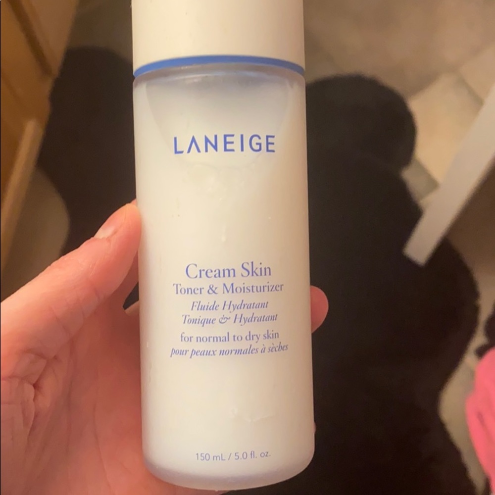 Laneige cream skin toner and moisturizer NWT